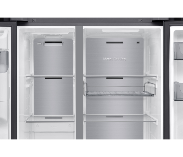 Lodówka Samsung RS80F64KEFEO No Frost 178,4cm Grafitowa Stal Auto Open Kostkarka AI 640L - 1337812 - zdjęcie 6